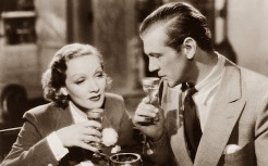 Marlene Dietrich and Gary Cooper in Desire.