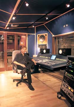 Rob in studio