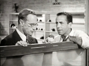 Good friends Leslie Howard and Humphrey Bogart in Stand-In